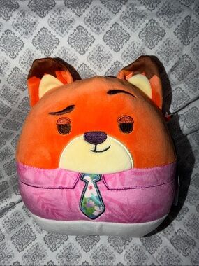Disney Nick Wilde Zootopia 2 Plush with Pink Shirt